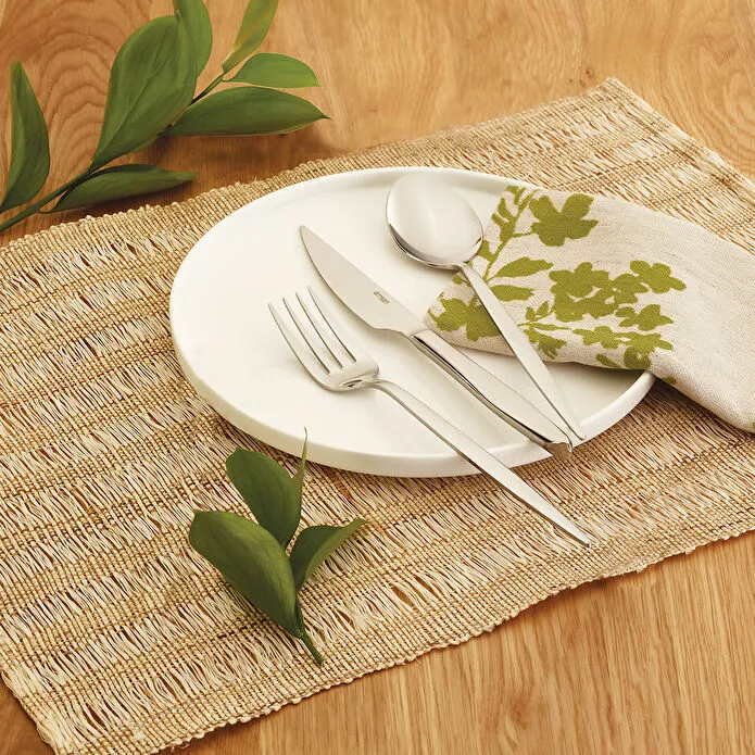 سرویس قاشق چنگال استیل امسان ترکیه ،18 پارچه EMSAN AY ISIGI