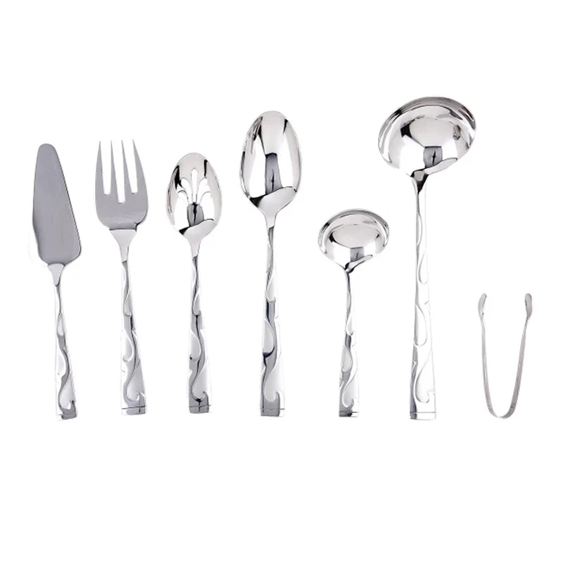 سرویس کفگیر و ملاقه 7 پارچه کاراجا مدل Elegance Tattoo